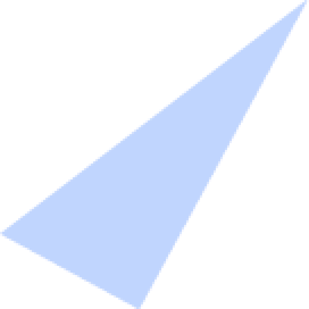 Decorative Blue Triangle