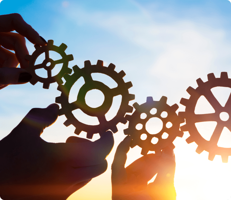 Teamwork with gears