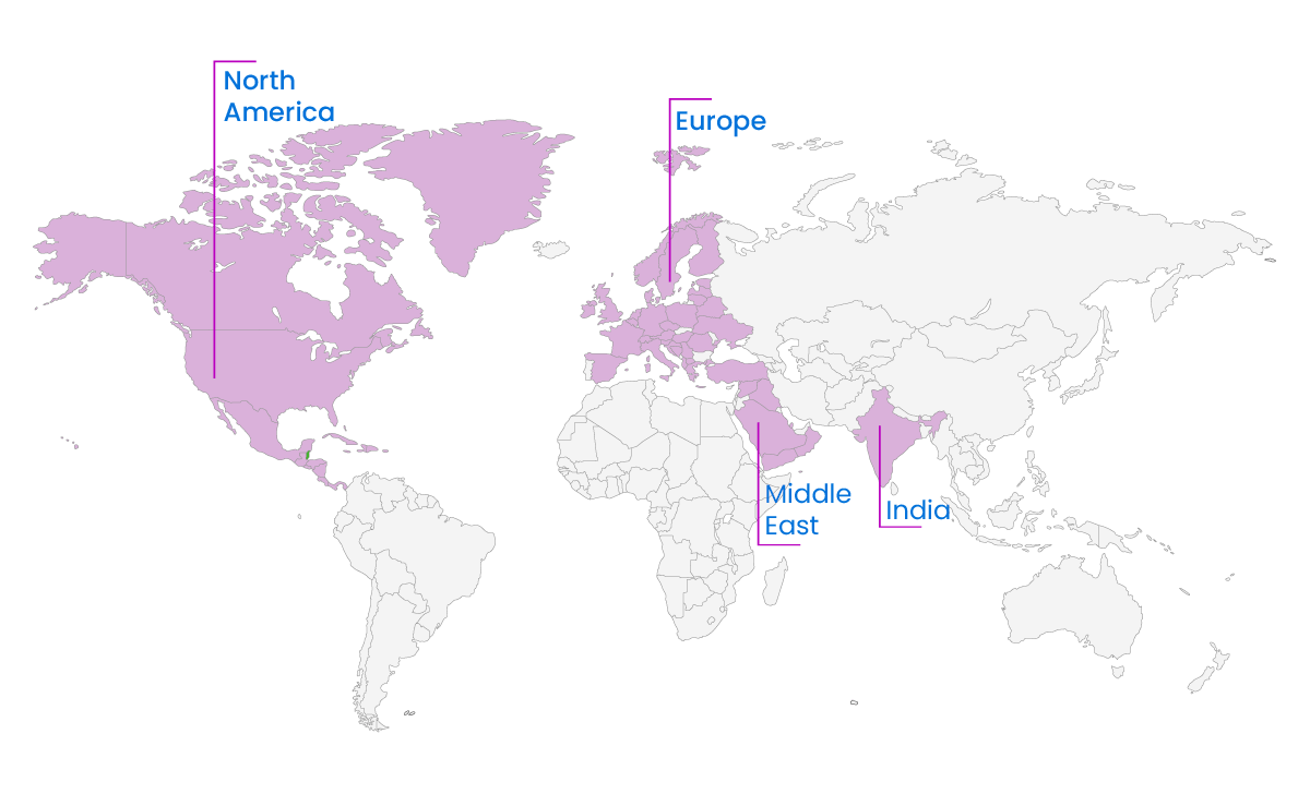 Global Presence Map